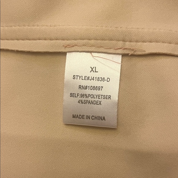 Alice Blue Pink Plaid Long Blazer with Chain Belt size XL - Picture 6 of 9